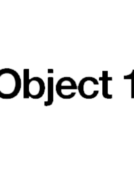Object 1 Development
