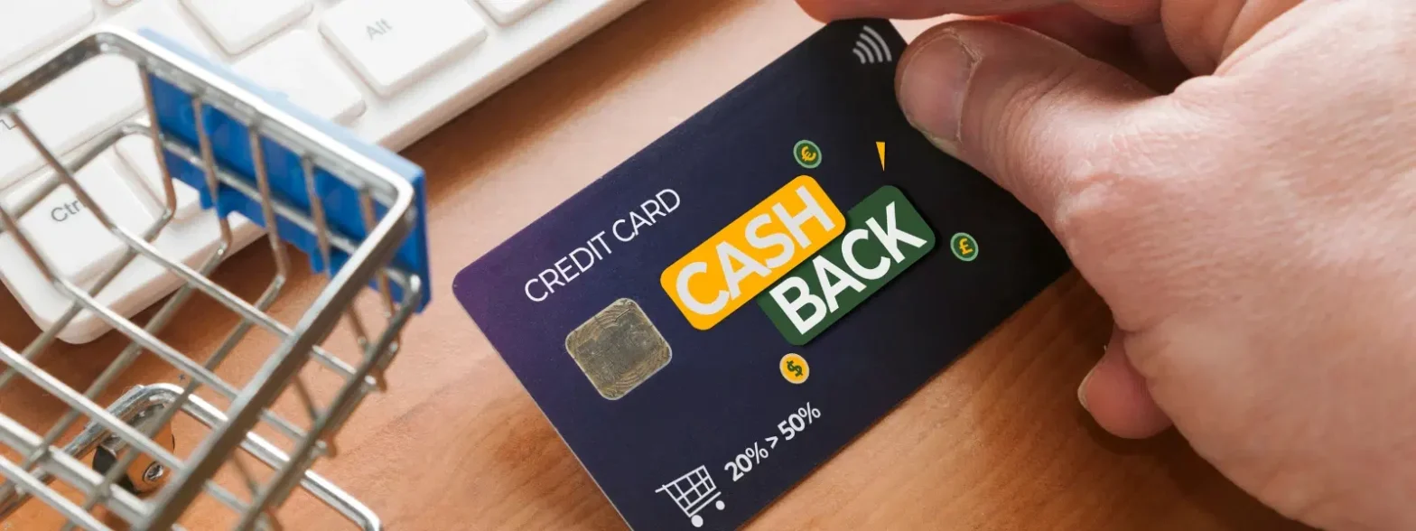 Various credit cards highlighting cashback, travel rewards, and premium benefits.