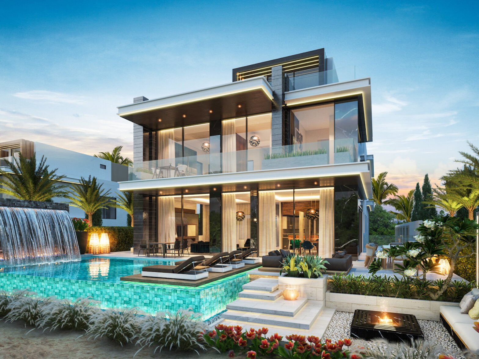 DAMAC Autograph luxury residence exterior and elegant interiors