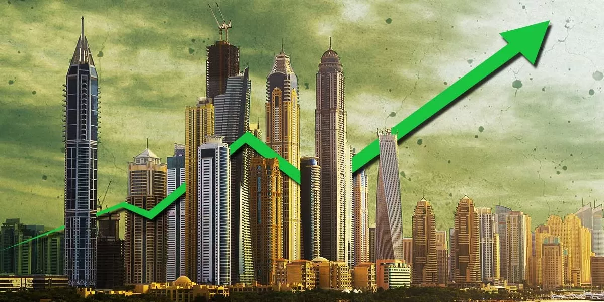 Map highlighting countries with fastest growing economies globally