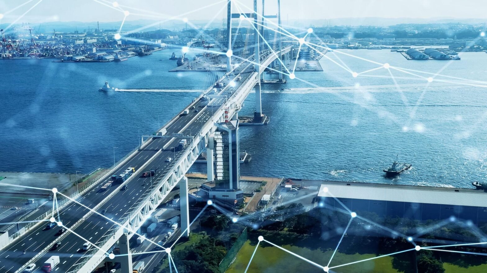 Modern innovation cities with high tech real estate developments